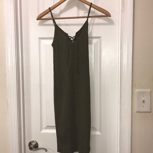 Green Topshop dress